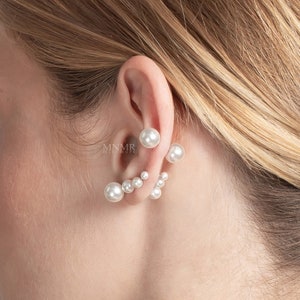 Doppelseitiger Knorpelohrring, Perlen-Piercing, doppelseitig Barbell, Perlen-Helix-Ohrring, Conch Bolzen, 3mm-12mm