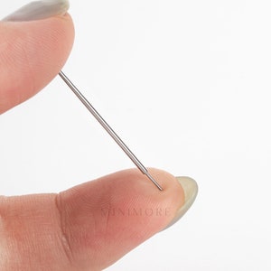 Threadless Pushpin Insert Tool, 18-20g Pushpin Earring, Flatback Post Tracker, Easy Earring Insertion Tool