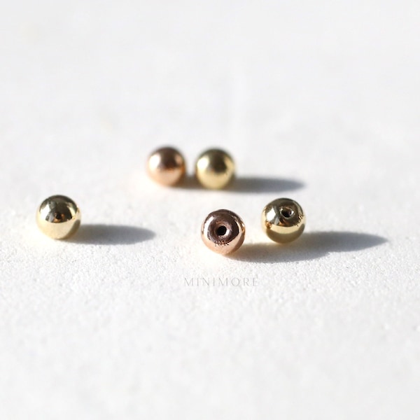 10K Solid Gold Replacement Ball, Barbell Replacement Ball, 3mm Barbell Ball, 20g Piercing Ball