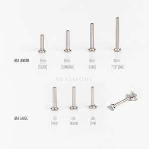 Long labret bar best sale