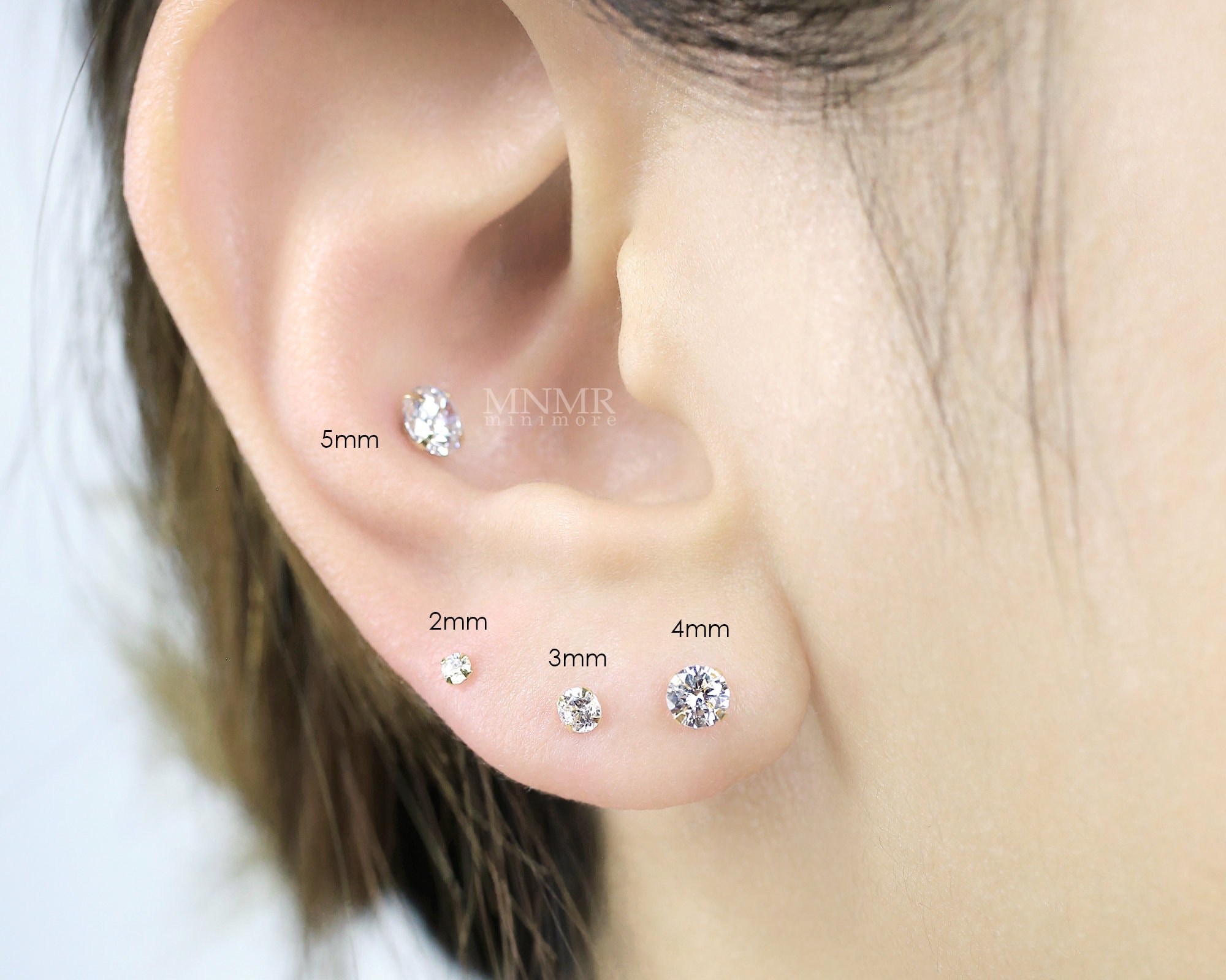 コードアシンメトリーピアス/plude（ピアス（両耳用））｜amplis
