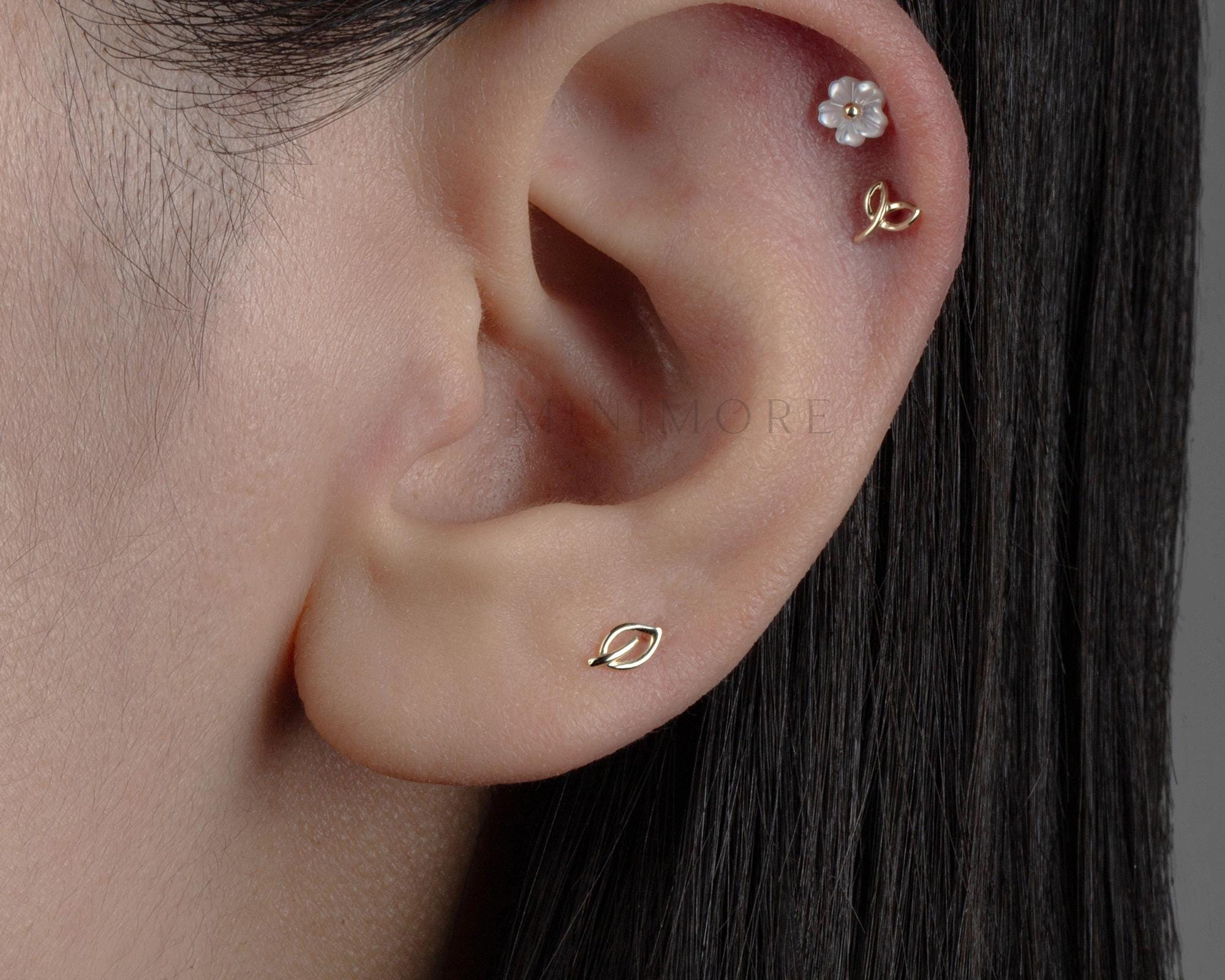 ピアス LOVE ME MONSTER Mini Twisted Ring Earrings L223MER060 ☆人氣☆LOVE ME MONSTER☆Mini Twisted Ring Earrings (LOVE ME