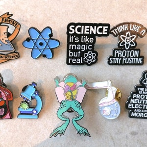 Cute Chemistry Pin Collection - The Calculated Chemist