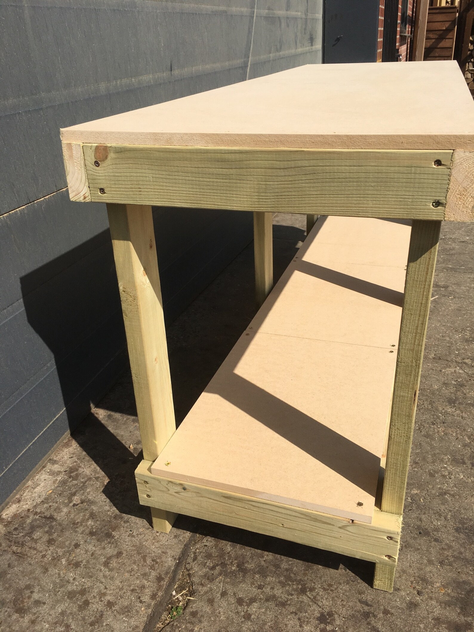 6ft MDF Top Wooden Workbench Etsy