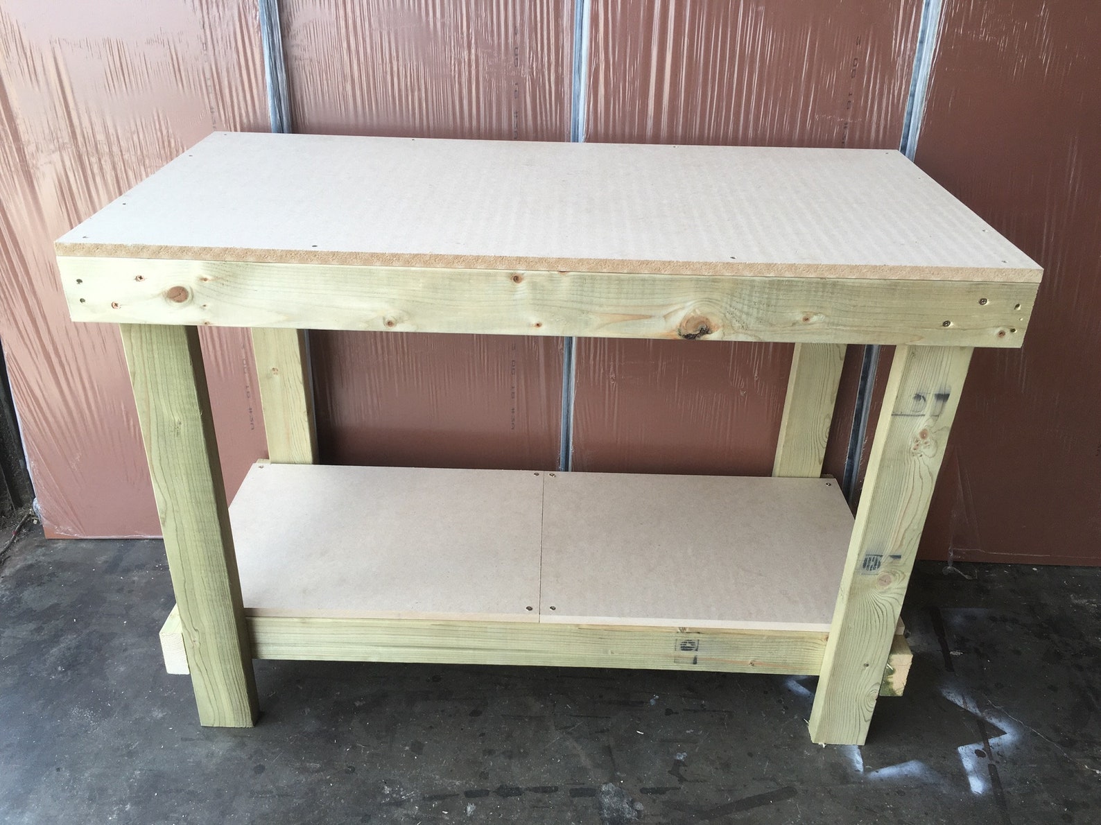 5ft MDF Top Workbench Wooden Heavy Duty Etsy UK