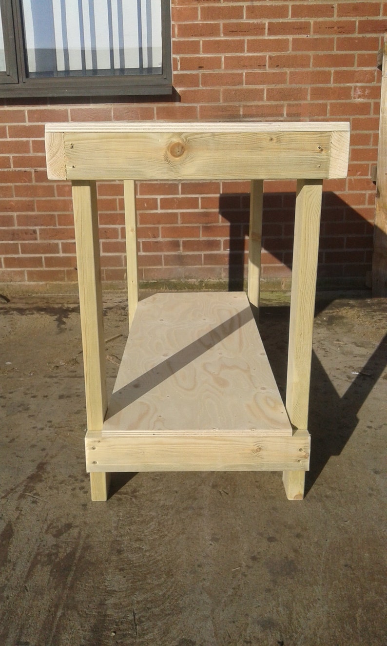 4ft 12mm Thick Plywood Top Wooden Workbench Heavy Duty Wood Etsy