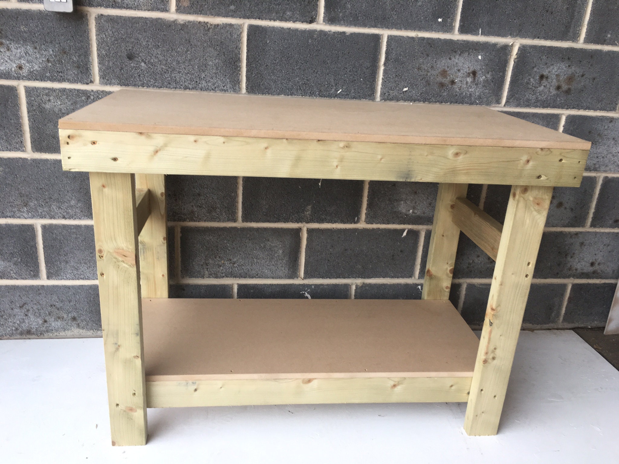 4ft MDF Workbench Heavy duty Wood Etsy