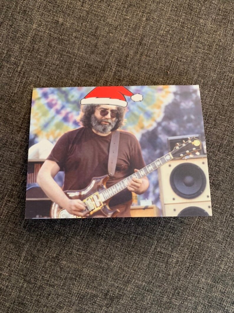 Jerry Garcia Christmas Greeting Card Grateful Dead | Etsy