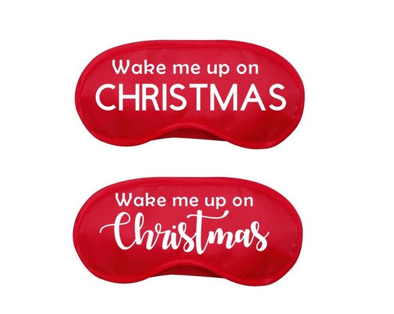 Christmas Eye Masks Custom Sleepover Masks Teachers Gifts Etsy