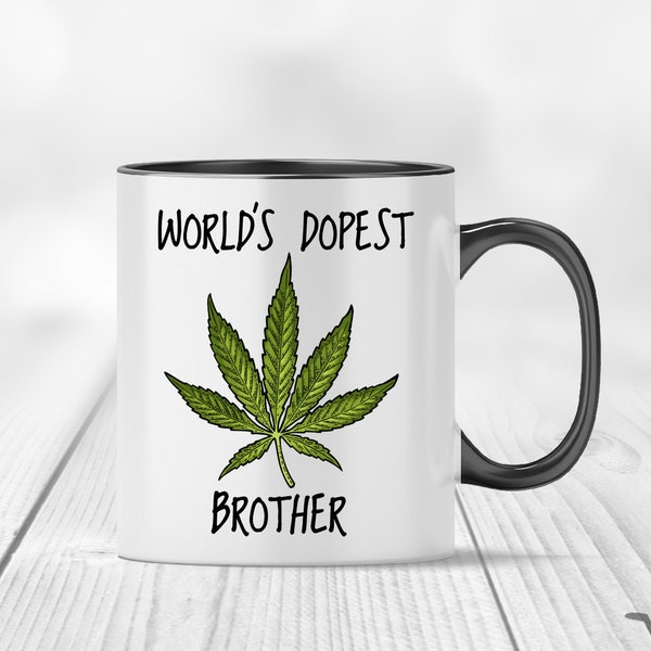 Gift for Brother, World's Dopest Brother Mug, Funny Brother Gift, Brother Birthday, Brother Christmas Gift