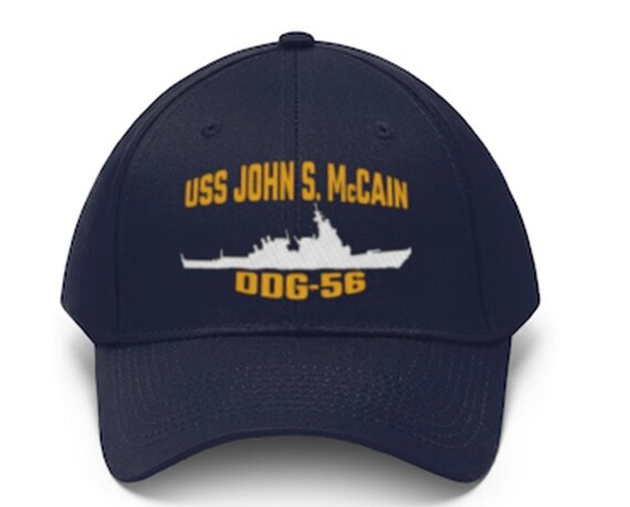 uss john mccain baseball cap