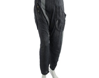 Harem pants - pump pants - harem pants - Aladdin pants - model 05 - boyfriend - dark gray