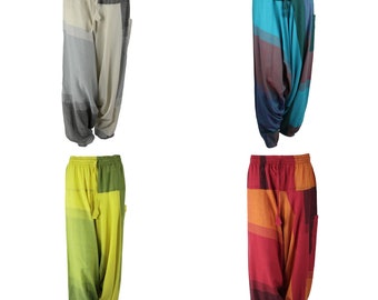 Unisex harem pants - bloomers - simple lacing - yogi pants - cargo pants