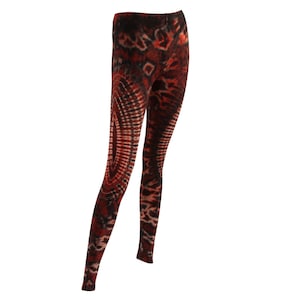 Leggings Batik Pattern 07 vermelho