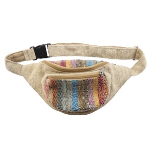 Gürteltasche Bob Hanf 04 naturfarben-bunt Bauchtasche Hüfttasche