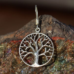 Earrings - Drop Earrings - 925 Silver - Tree of Life