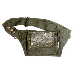 Gürteltasche Pete de Anjuna Spitze oliv