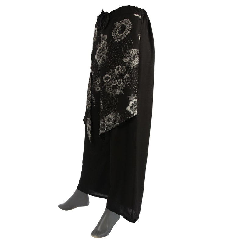 Harem pants-Pluderhose-Aladin pants-Model 03-Pattern 04-black