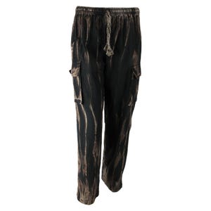 Harem pants - harem pants - Aladdin pants - bloomers - black - cracked look