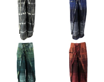 Unisex harem pants - pump pants - sarouel with lacing - yogi pants - cargo pants