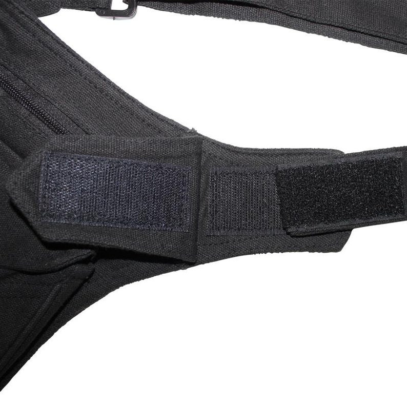 Belt bag John pattern rotblack belly pocket hip pocket