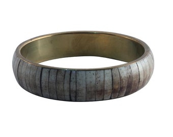 Bangle - marble look - brown-beige 2 (1.5 cm)