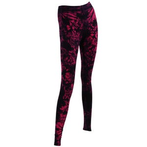Leggings - batik - molde 14 - preto - rosa