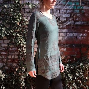 Shirt - Blouse - Om Saira - green - Shirt - Summer shirt