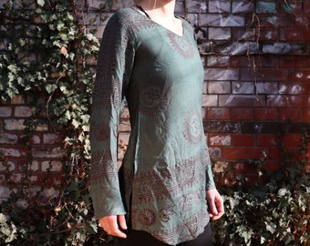 Shirt - blouse - Om Saira - green - shirt - summer shirt