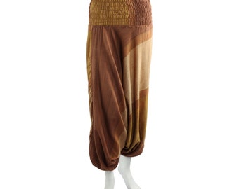 Harem pants - pump pants - harem pants - Aladdin pants - model 04 - brown