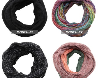 Tube scarf - loop scarf - 66 cm - different colors