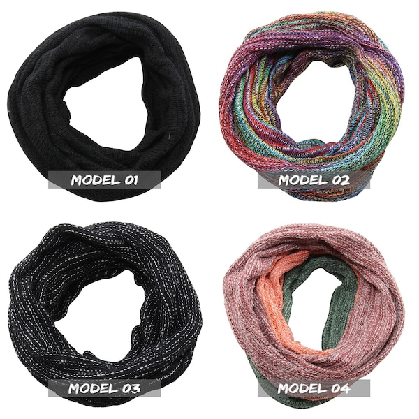 Tube scarf - loop scarf - 66 cm - different colors