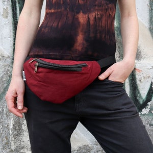 Gürteltasche - Lou - dunkelrot - Bauchtasche - Hüfttasche