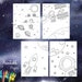 Space Universe Coloring Pages | Printable Coloring Sheets | 12 Hand ...