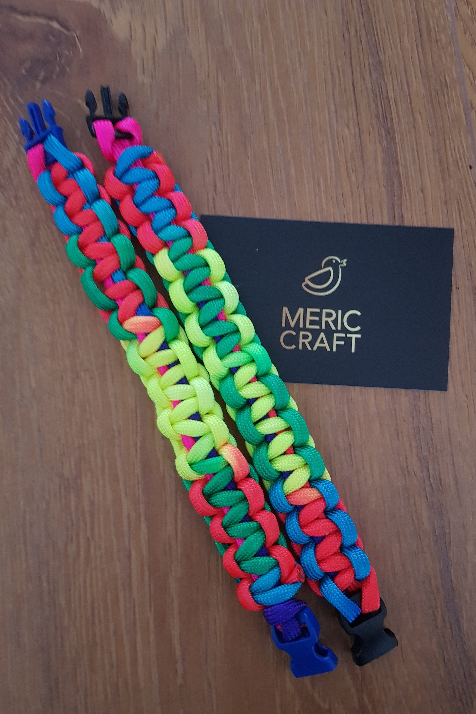 Paracord Rainbow Bracelet Paracord Bracelet Gift for Rainbow Etsy