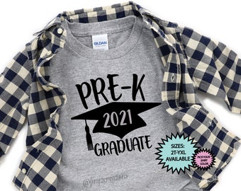 Pre K Grad Shirt Etsy