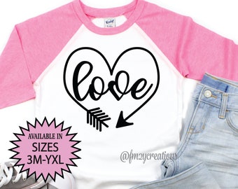 Heart Shirt | Valentine Day Shirt | Valentines Heart Shirt | Love Shirt | Valentines Day Shirt | Toddler Valentine | Kids heart shirt VD33