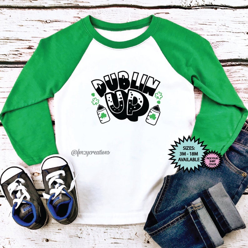 Shamrock Shirt Drinking Buddies St Patricks Day Onesie Drinking Team St Patricks Shirt SP21 First St Patricks Day Shirt Dublin Up