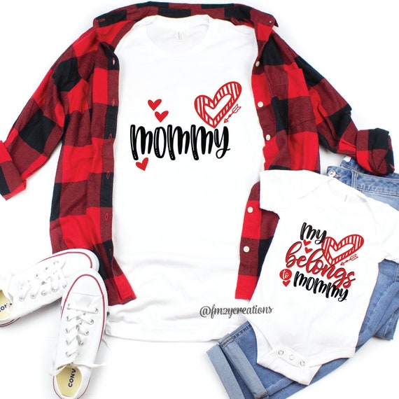 mommy and me valentine outfits