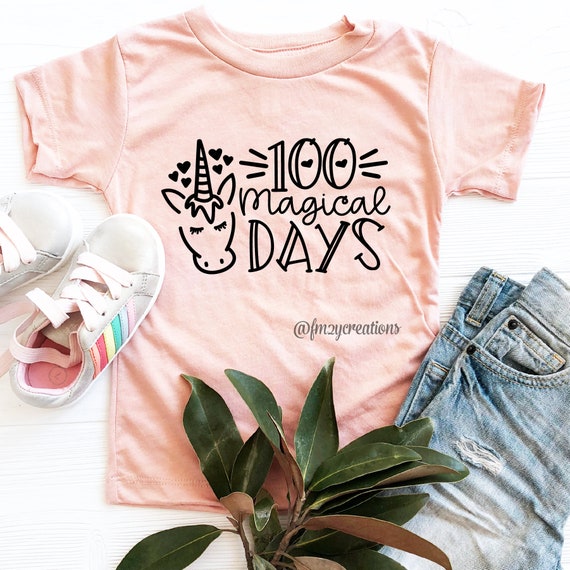 100 day unicorn shirt