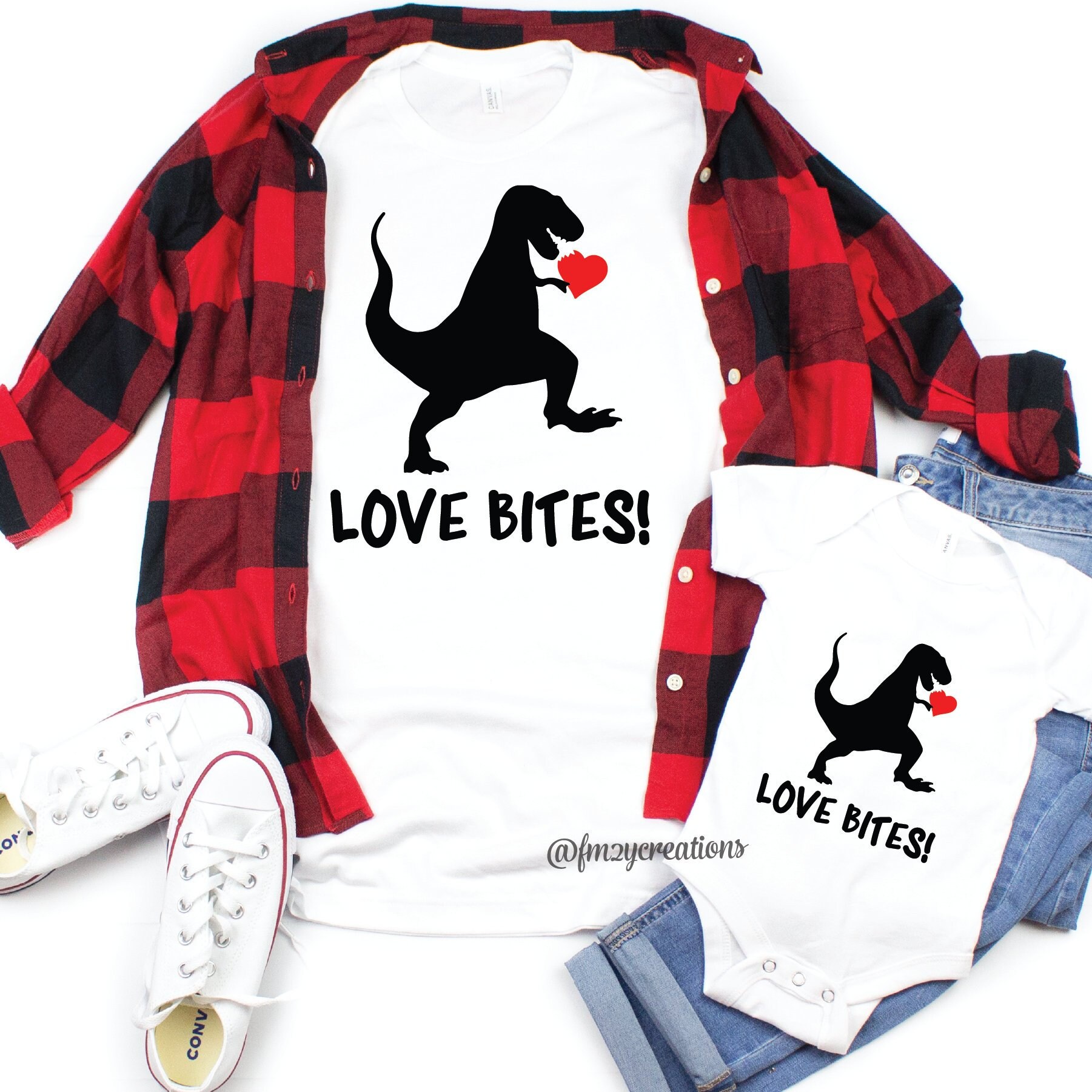 valentines day shirts for mom and son