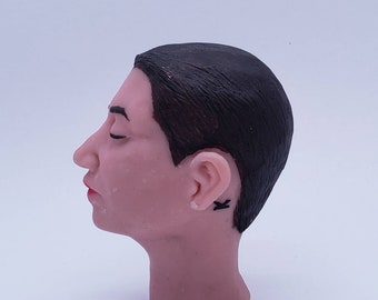 Customized Realistic Clay Head Sculpture