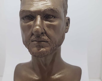 customized bust of your head(Please read description before purchasing)