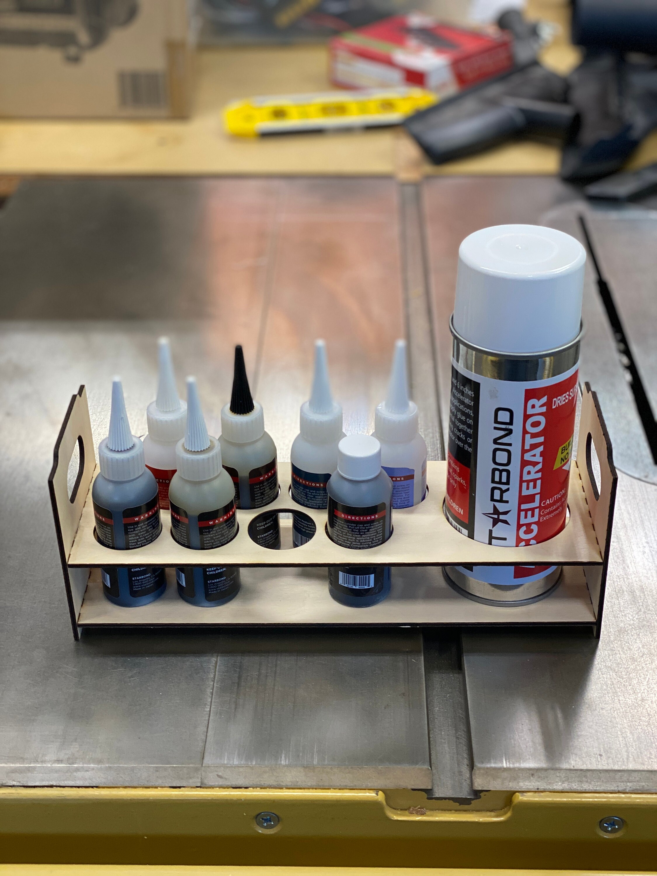 Starbond CA Glue Caddy 3mm Ply Flatpack Assembly Required Etsy