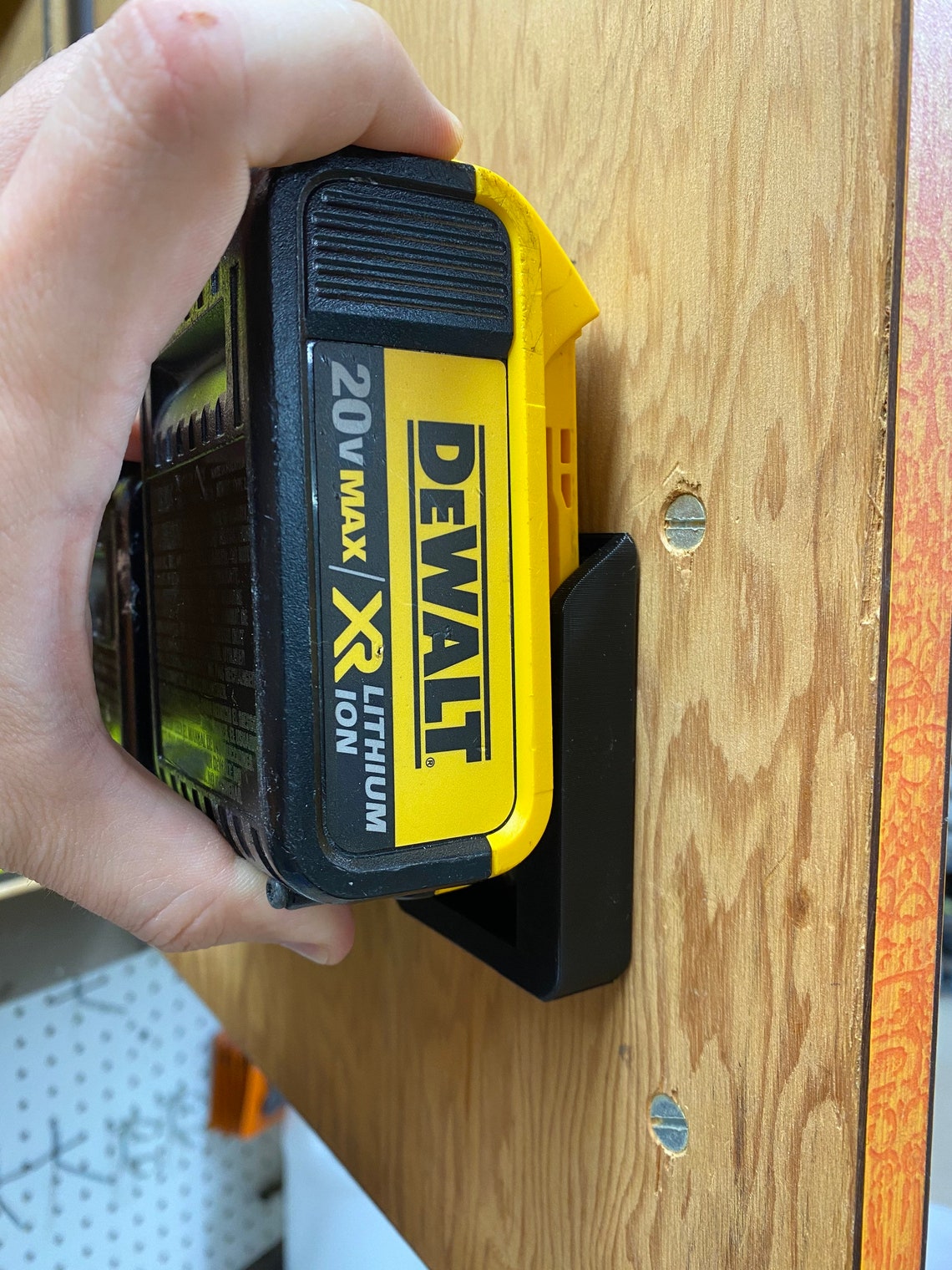 DEWALT 20V Battery Holder Tool Storage Organizer Etsy