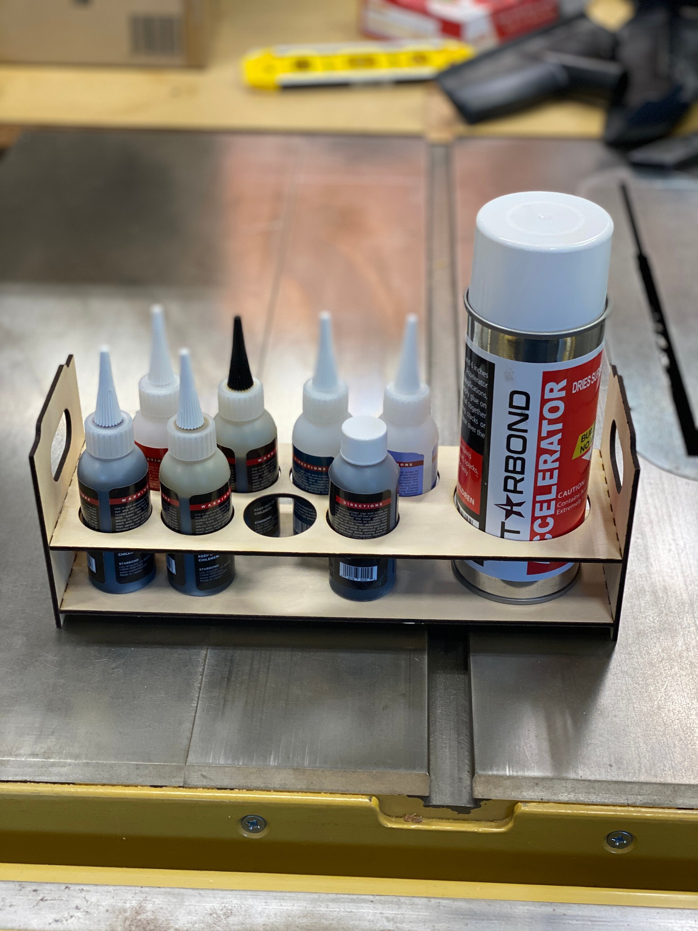 Plywood Starbond CA Glue Caddy Files for Laser for 3mm Ply Etsy Australia