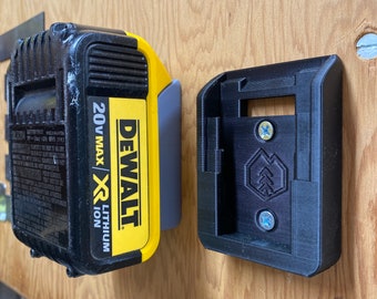 DEWALT 20V Battery Holder | Tool Storage Organizer | Workshop Organization | Clutter-Free Workspace