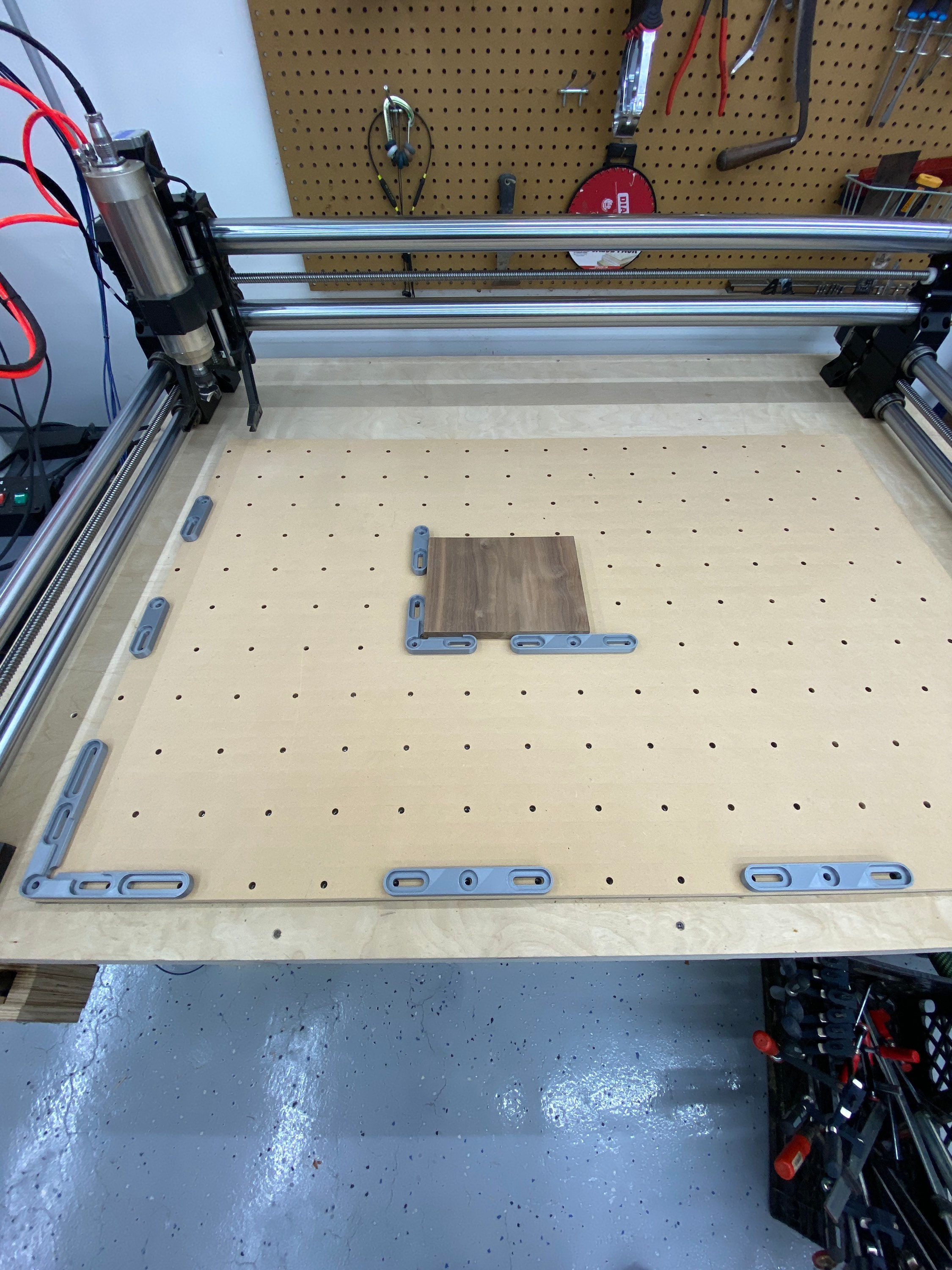 Cnc on sale spoilboard clamps