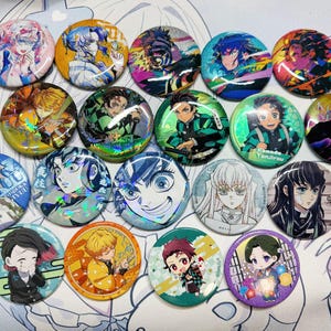 Demon Slayer Metal Badges – Hashira Collection, Anime Fan Gift