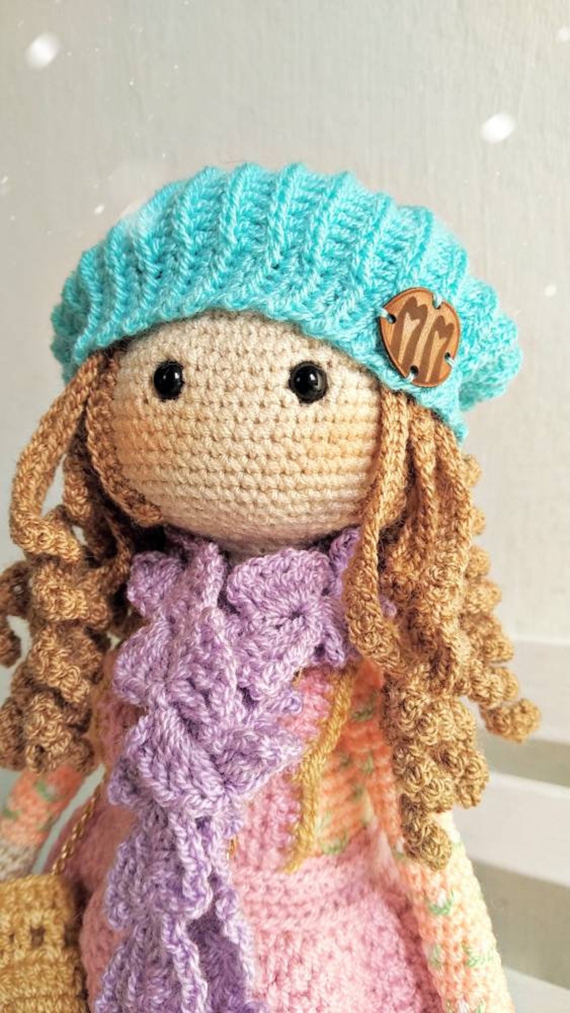 Doll Amigurumi Julie CaroCreated woven doll Etsy